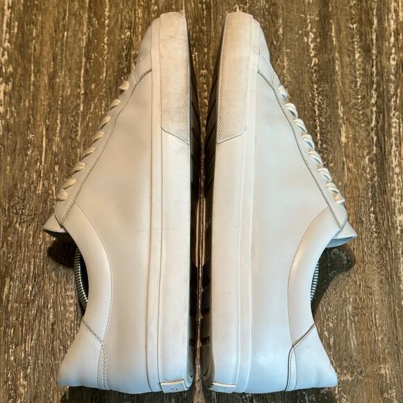 Vince Low Top Designer Casual Leather Lace Up Sneakers White Men’s Size US 11M main image 9